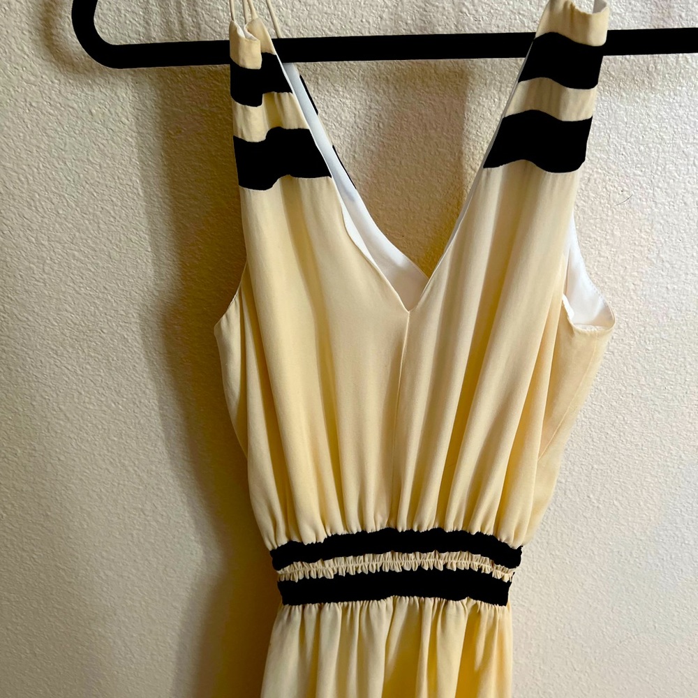 Parker floor length split back gown